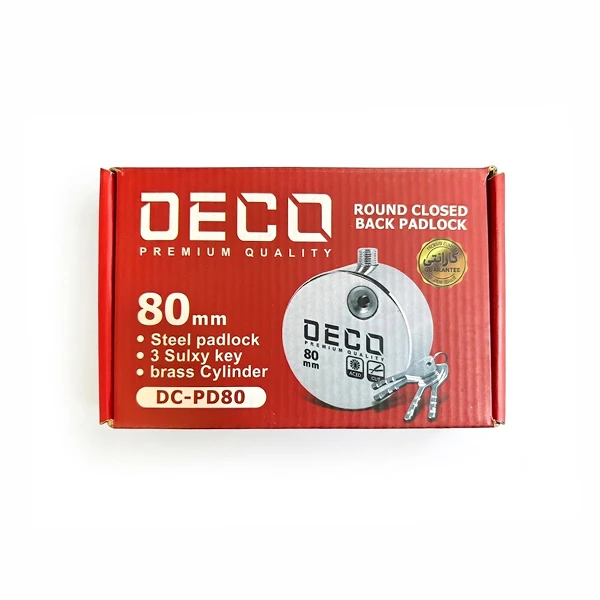 قفل کتابی گرد دکو مدل SH-PD80 سایز 80 میلی متر
