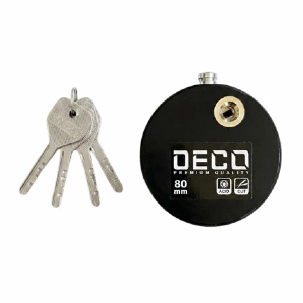 قفل کتابی گرد دکو مدل SH-PD80 سایز 80 میلی متر