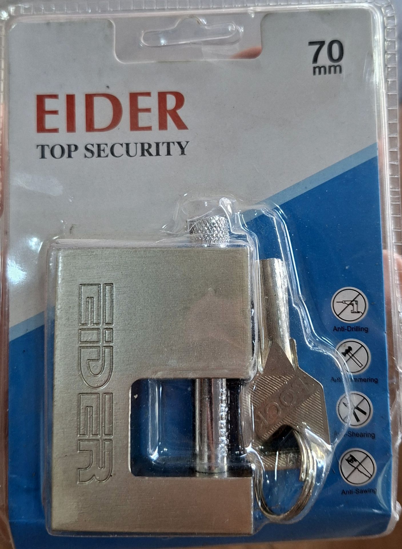 قفل کتابی فولادی سایز 70 میلی متری