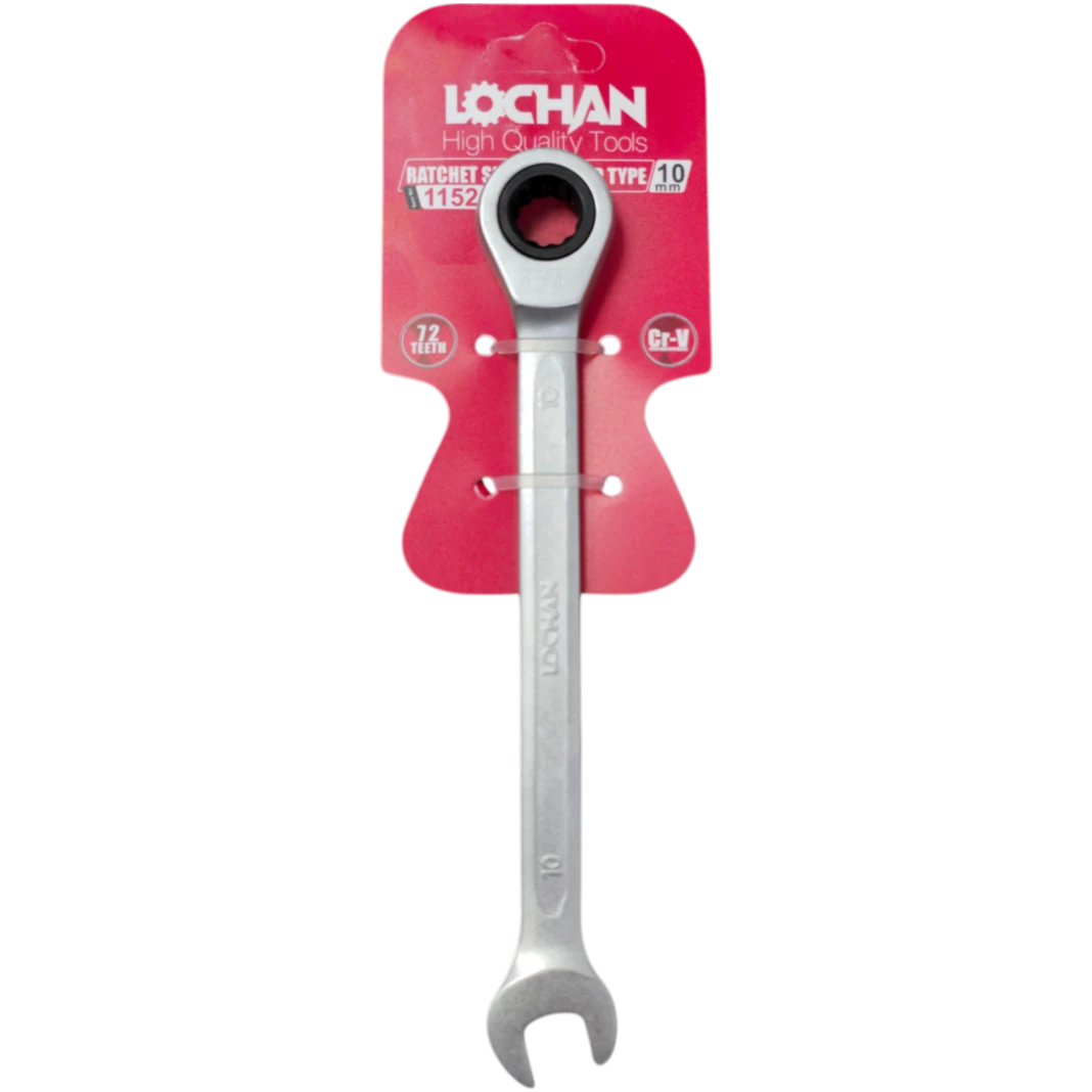آچار یکسر رینگ جغجغه سایز 10 برند LOCHAN کد 1152