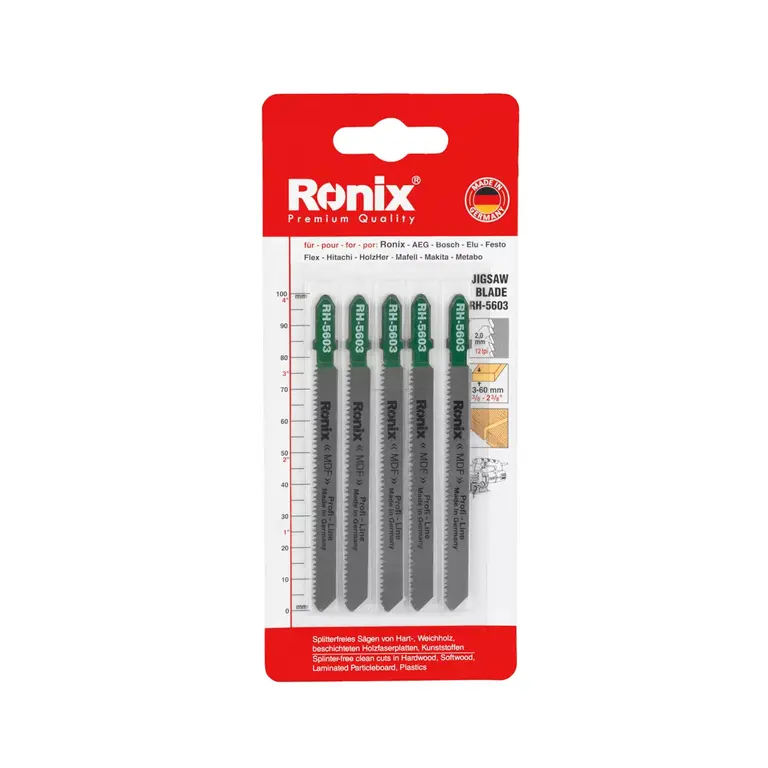 تیغ اره عمودبر رونیکس مدل RH-5603 بسته ۵ عددی