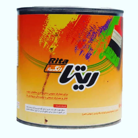 رنگ آستری بر پایه رزین آلکید و اکسید آهن مدل ریتا کد TR-222